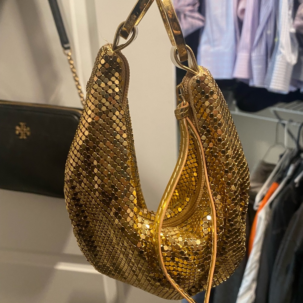 Bebe Gold Wristlet